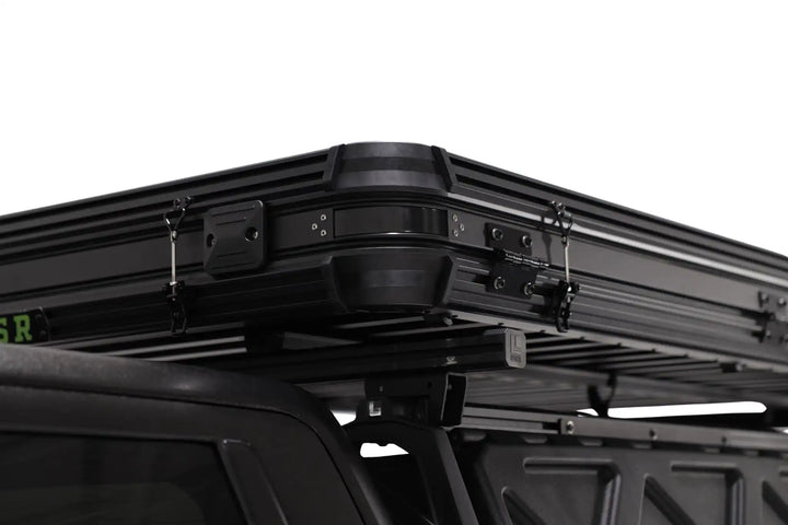 rooftop tent with storage pockets