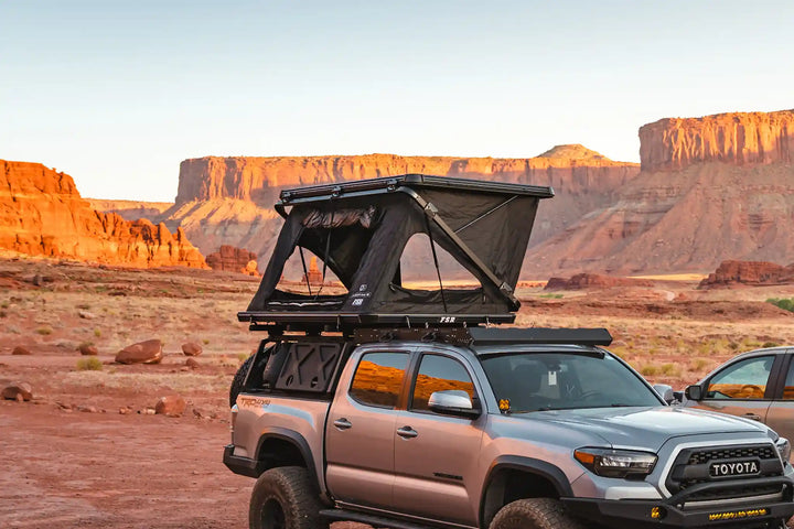 Compact SUV rooftop tent design
