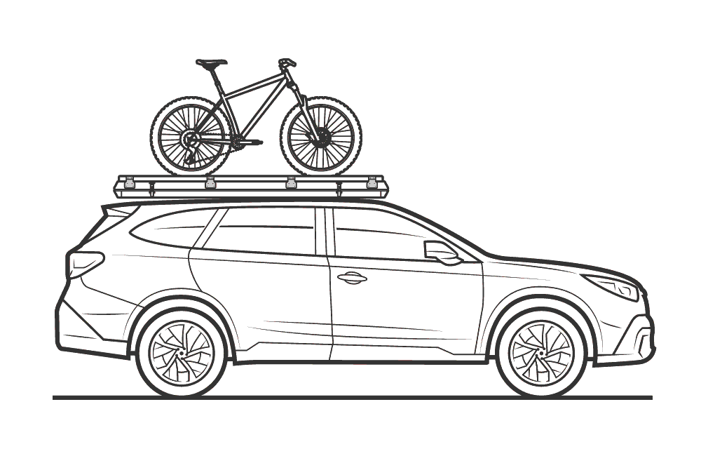 durable steel rooftop tent crossbars