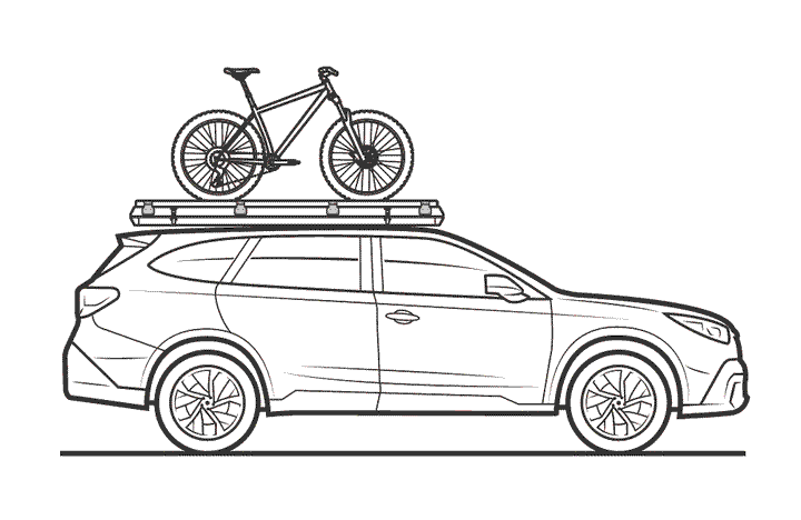 durable steel rooftop tent crossbars