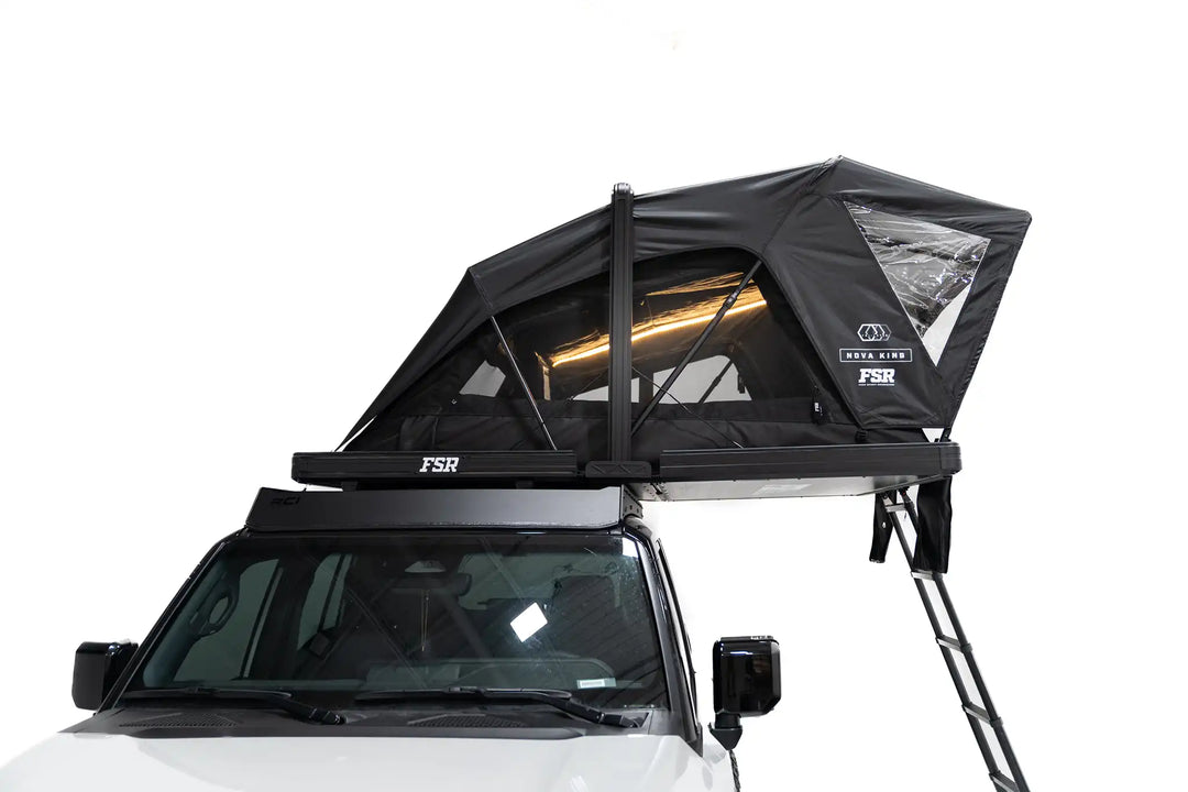 durable Tri‑Layer fabric rooftop tent