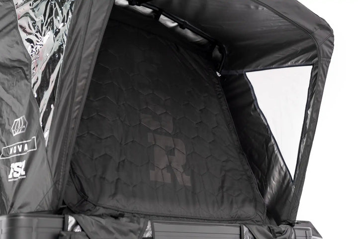 rooftop tent with foam mattress