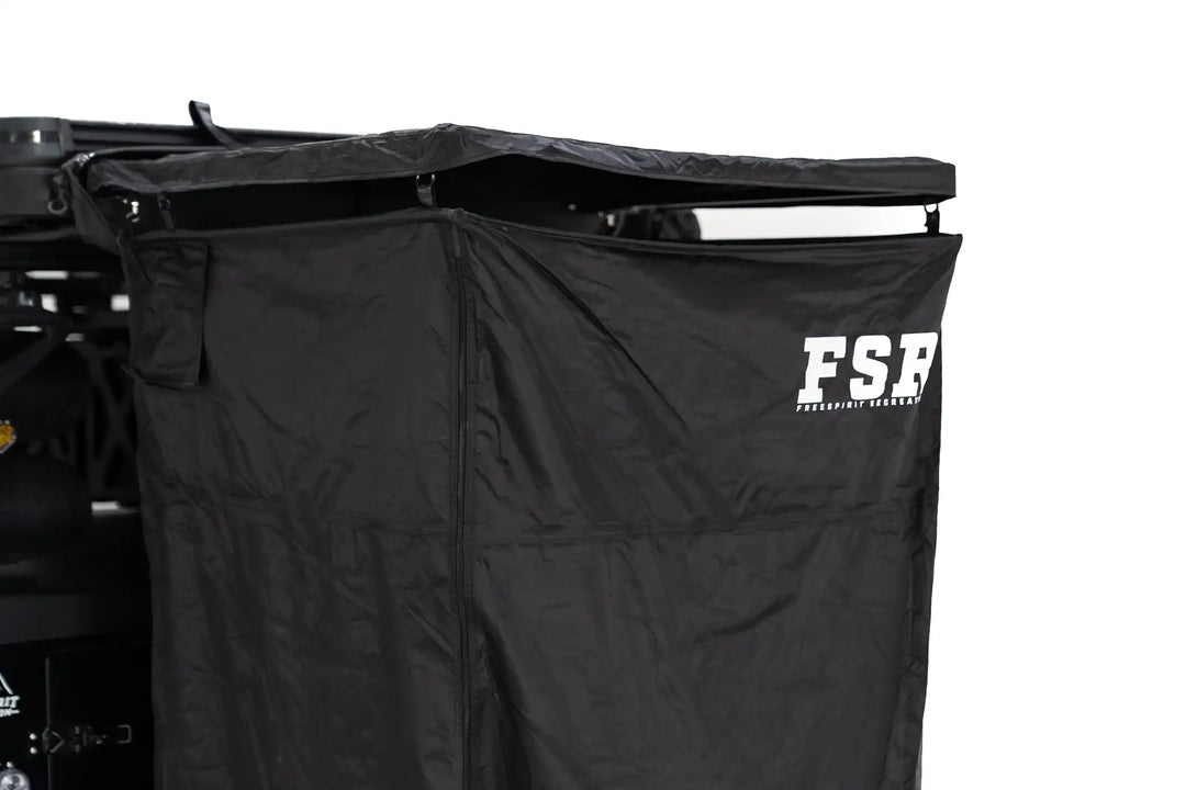 Weatherproof shower awning fabric