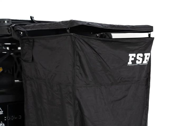 Weatherproof shower awning fabric
