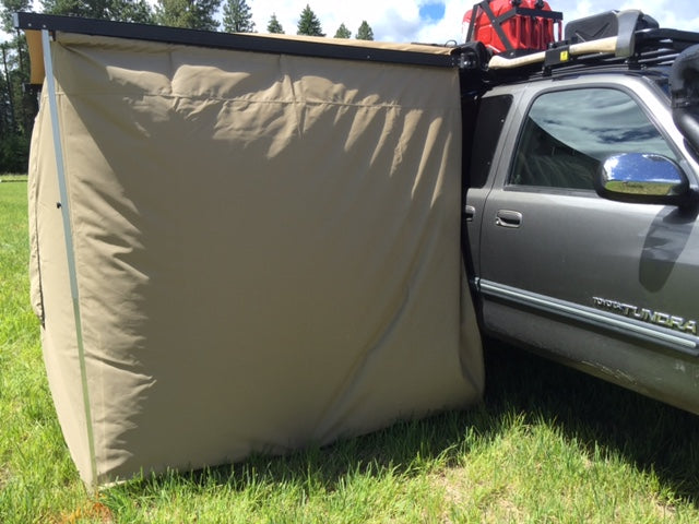 Driver side awning walls  