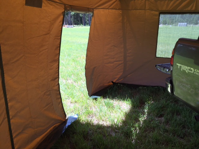 Windbreak awning walls  