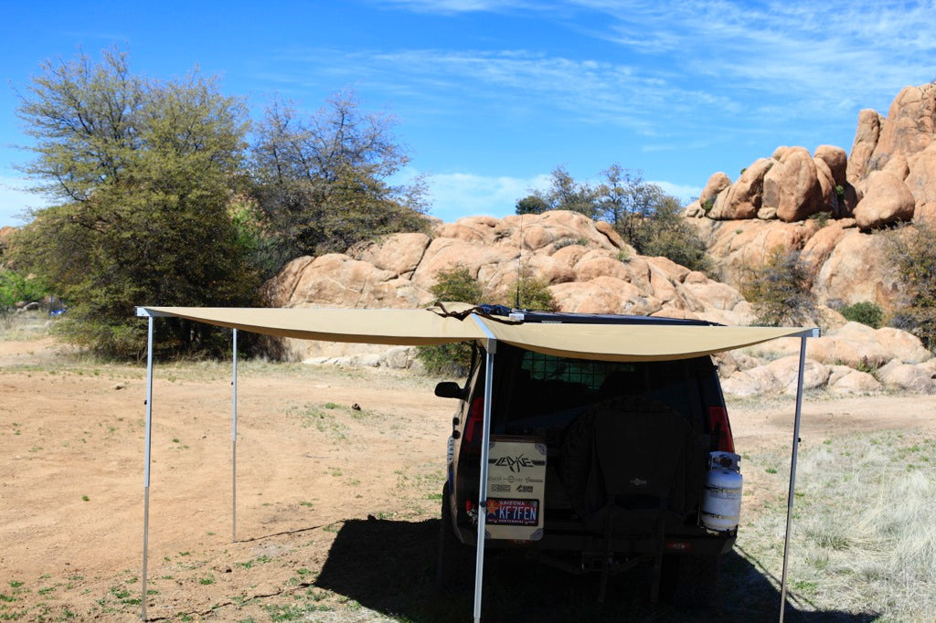 Quick deploy awning  