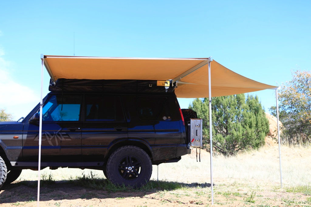 Wrap around awning  