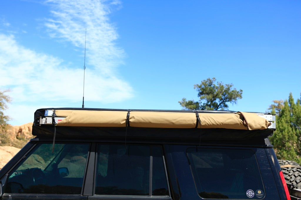 Compact travel awning  