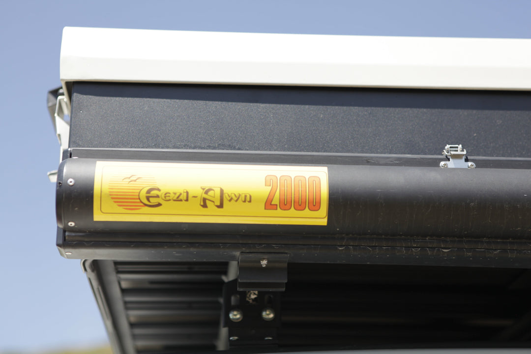 90 degree awning setup