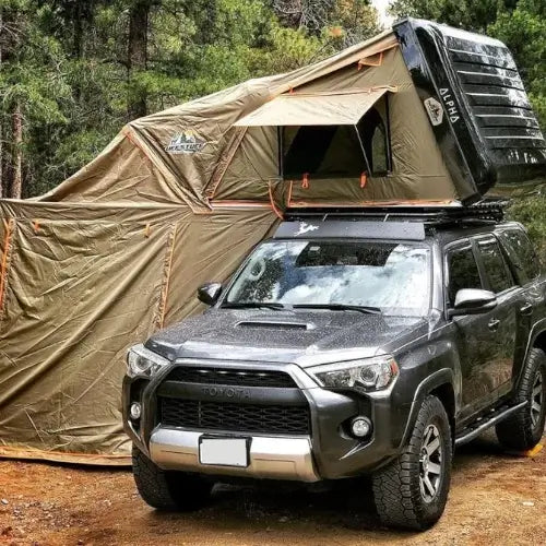 Tuff Stuff Alpha Roof Top Tent with Annex on a 4runner