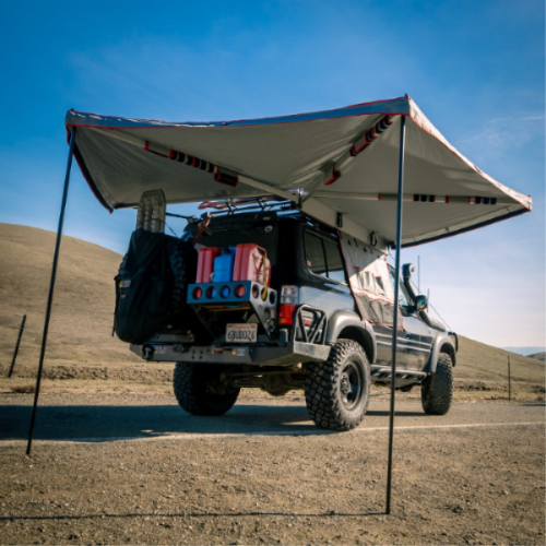 Overland Pros Wraptor 4k Awning with poles