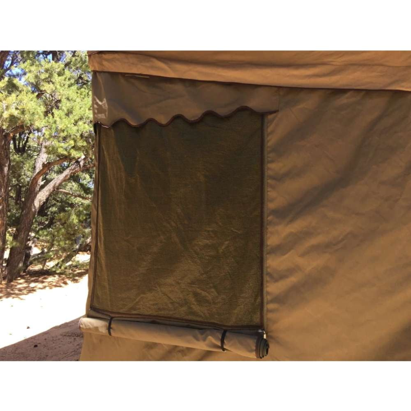Eezi-Awn Roof Top Tent for Trailer  Closeup Add-on Room Window Image