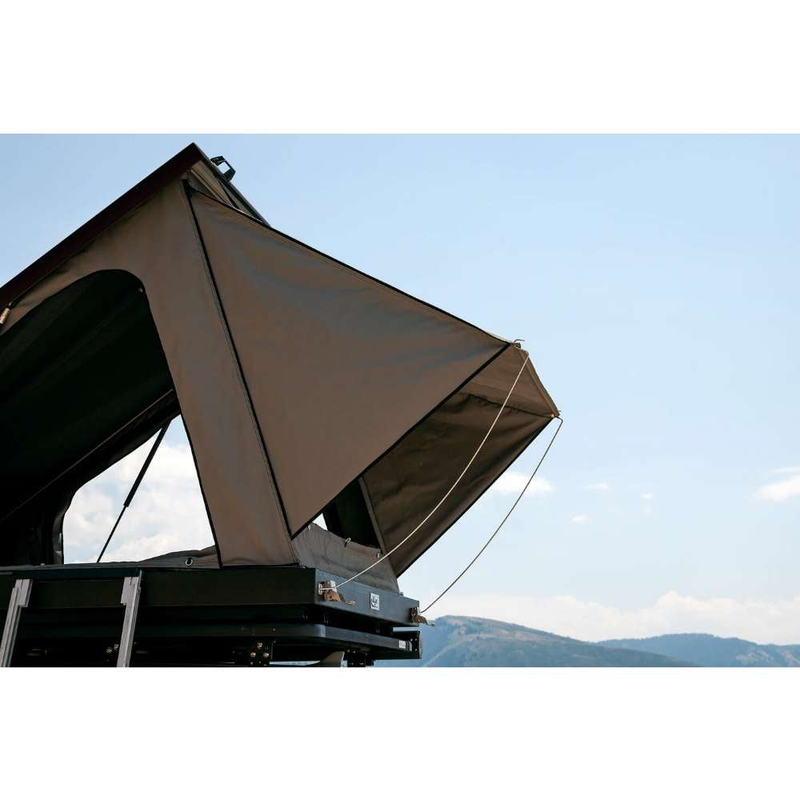 Eezi-Awn Blade Hard Shell Roof Top Tent Closeup Lifestyle Image