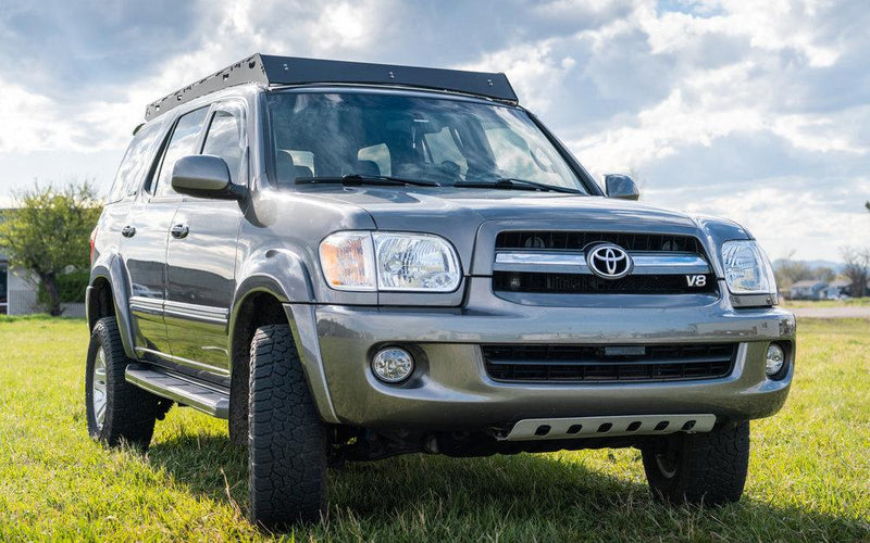 Belford Roof Rack on Grey Toyota Sequoia with nice background