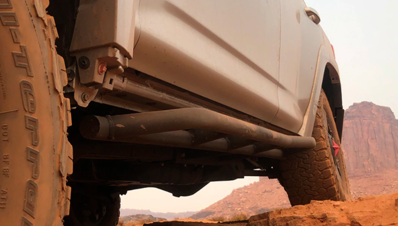 Cali Raise LED 2010-2022 TOYOTA 4RUNNER TRAIL EDITION BOLT ON ROCK SLIDERS