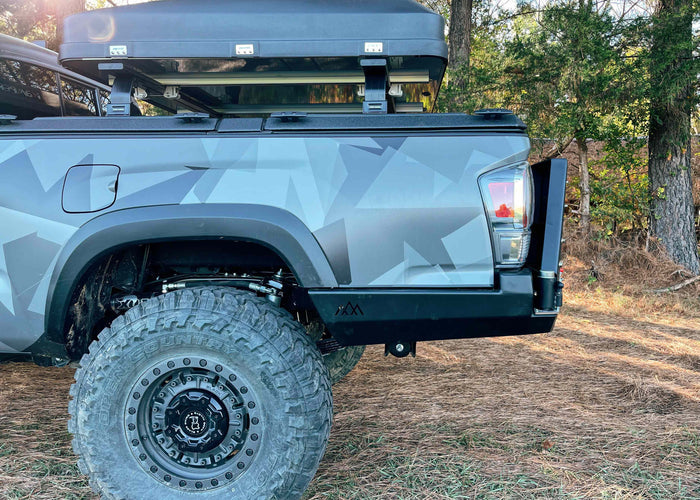 Overland Junction Toyota Tacoma (2016+) Hi-Lite High Clearance Dual Swing Out Rear Bumper
