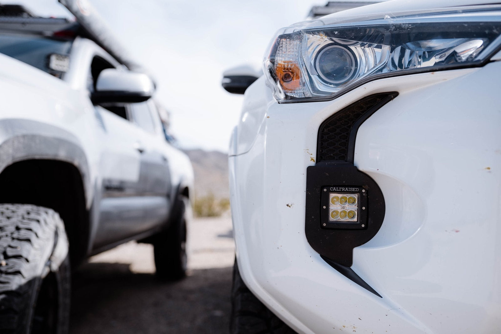 2014-2022 TOYOTA 4RUNNER LED FOG LIGHT POD REPLACEMENTS BRACKETS KIT  Cali Raised LED