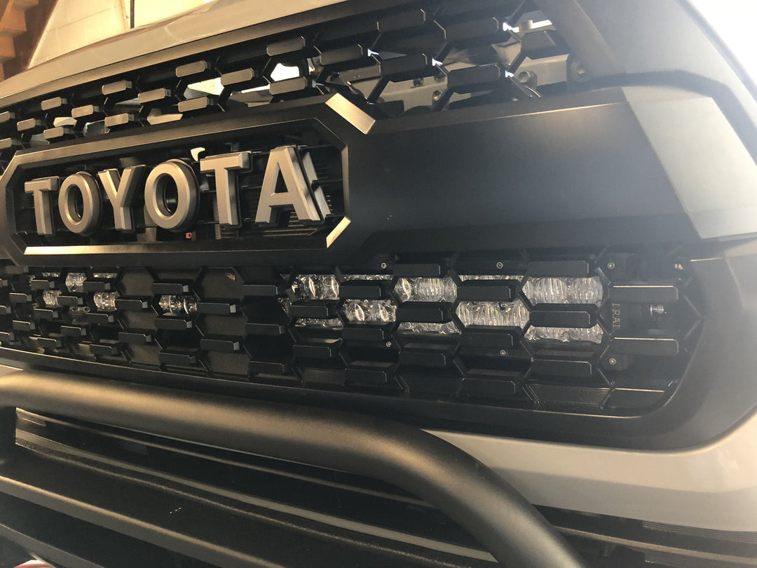 2016-2022 TOYOTA TACOMA 32" UPPER GRILLE LED LIGHT BAR BRACKETS KIT Cali Raised LED