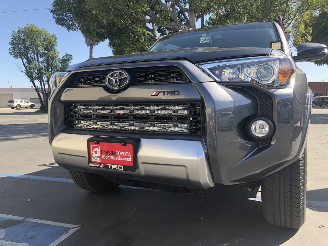 Cali Raise LED 4runner hidden light bar mount 