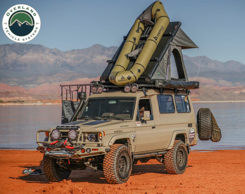overland vehicle systems mamba roof top tent on a jeep