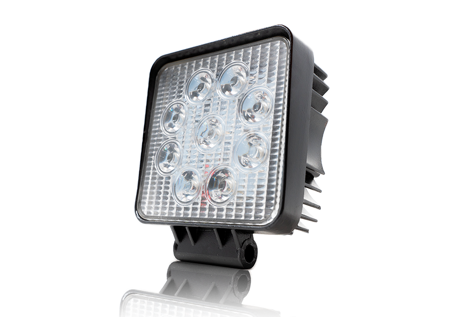 Calli Raise LED 27W Square Work Light reflection